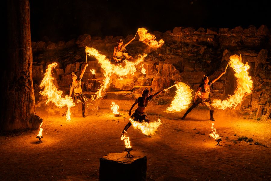 ILUSIAS | FIRE SHOW - Fire Amazons