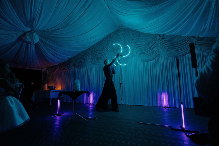 Elegantní LED show na svatbu — fotka 8