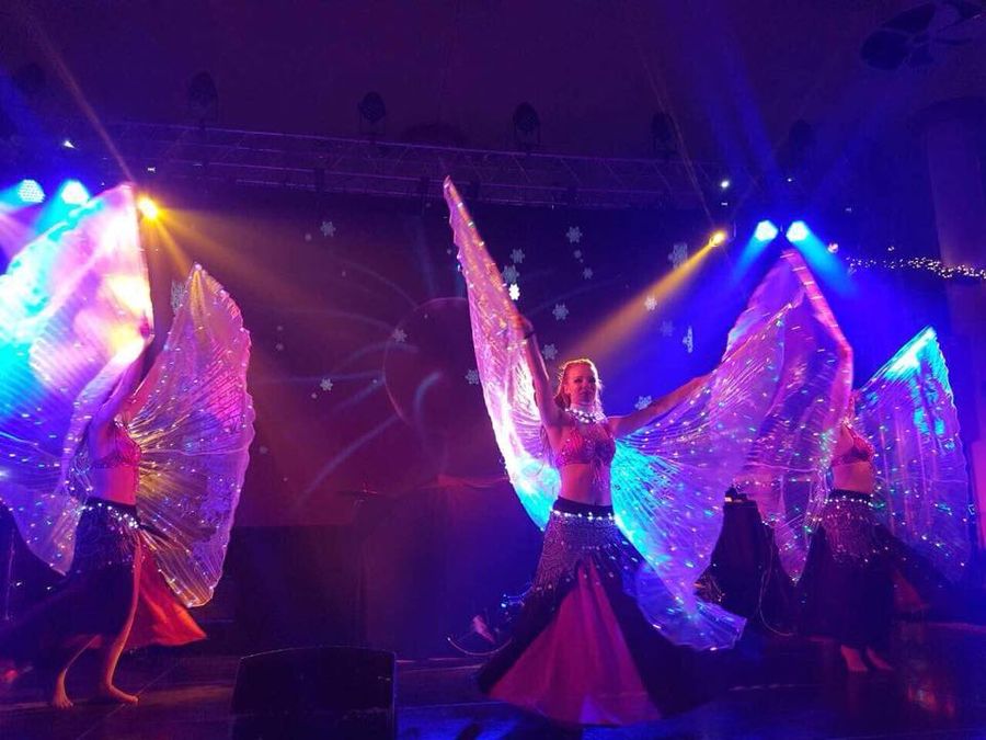 Vánoce, Vánoční světla, LED Light dance — fotka 2