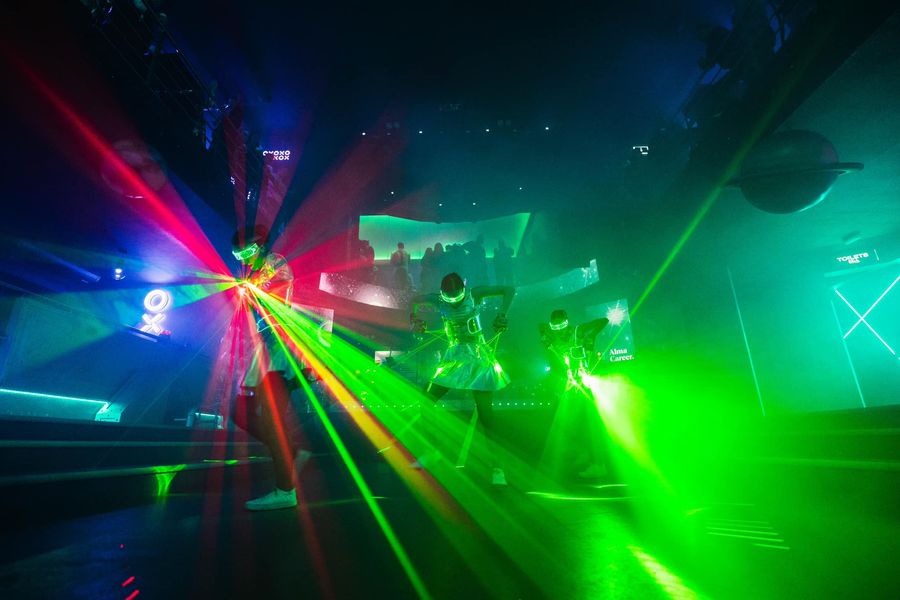 Laser LED light dance show — fotka 3