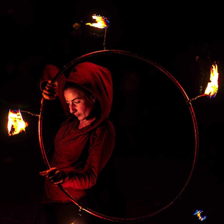 Fireshow Cirkus van karavan — fotka 5