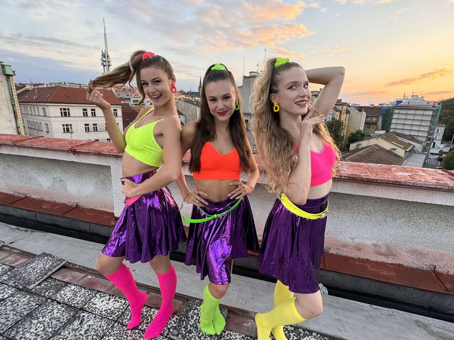 Holky z naší školky - retro 80s taneční show — fotka 4