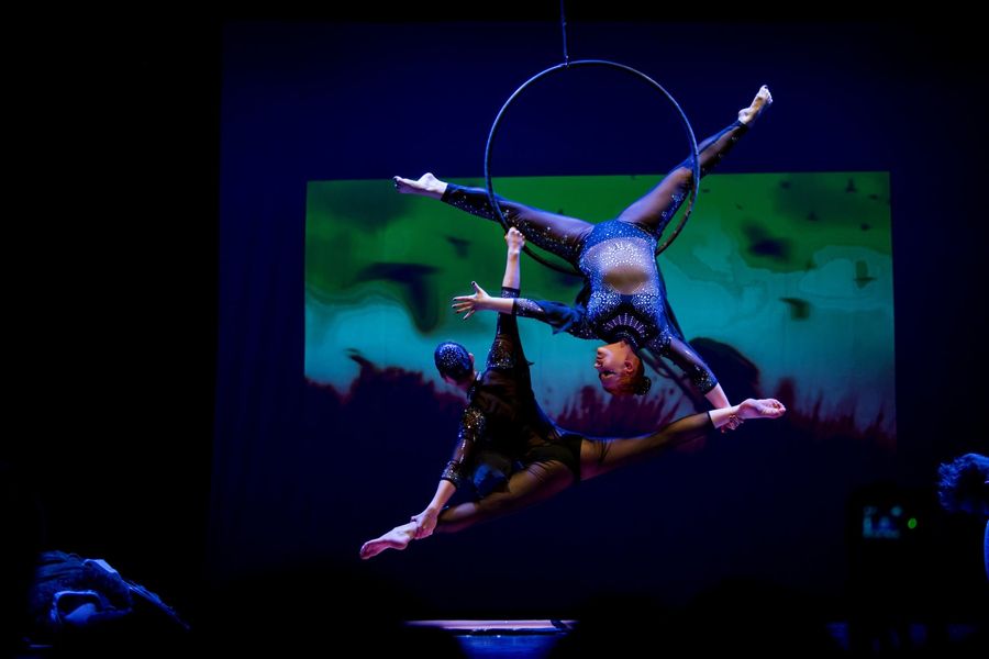 Aerial hoop duo — fotka 3