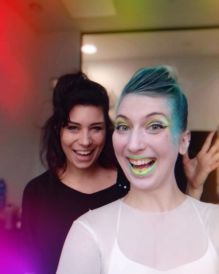 Party-Festival color Make up — fotka 2