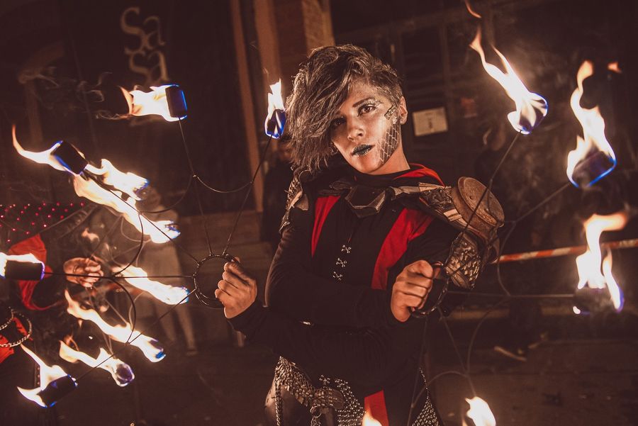 Magická ohnivá show na dětské akce — fotka 5