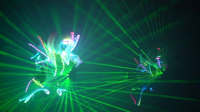 Laser & LED dance show — fotka 2