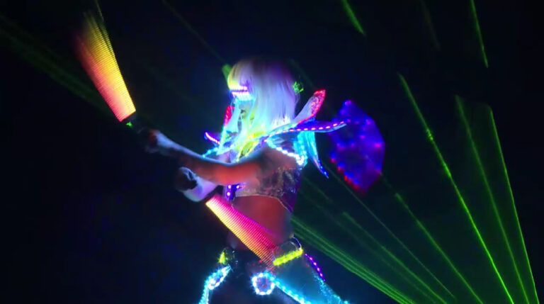 Laser & LED dance show — fotka 3