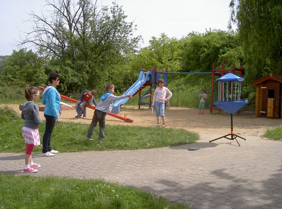 Mobilní discgolfové hřiště