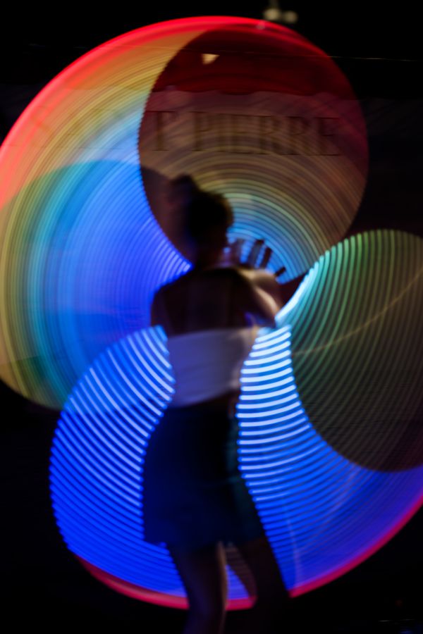 Světelná show ○ Hula Hoop Vějíře Pixel Poi ○ — fotka 8