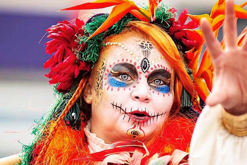 Party-Festival color Make up — fotka 5