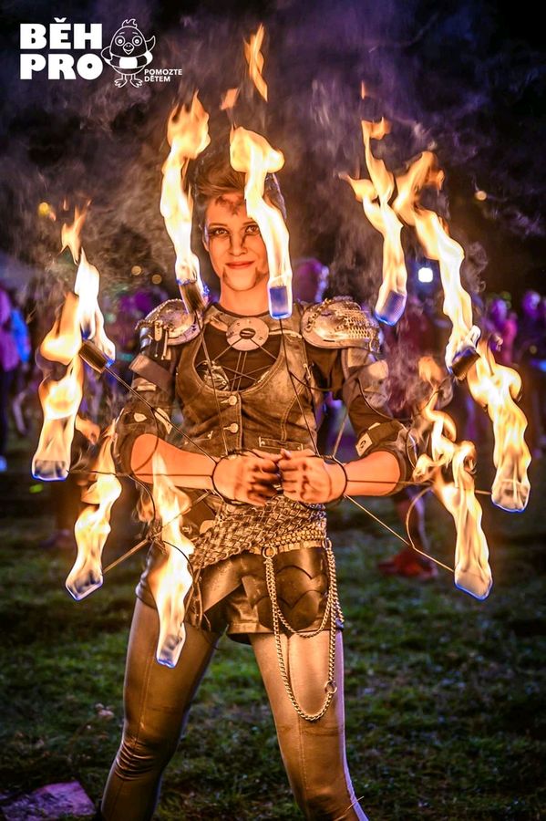 Magická ohnivá show na dětské akce — fotka 8