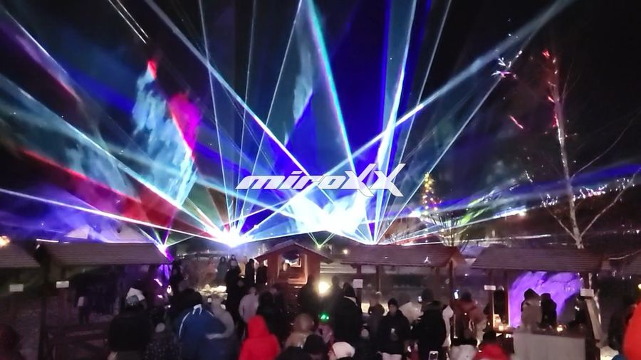 Laserová show / lasershow / laser mapping / Grafická show — fotka 4
