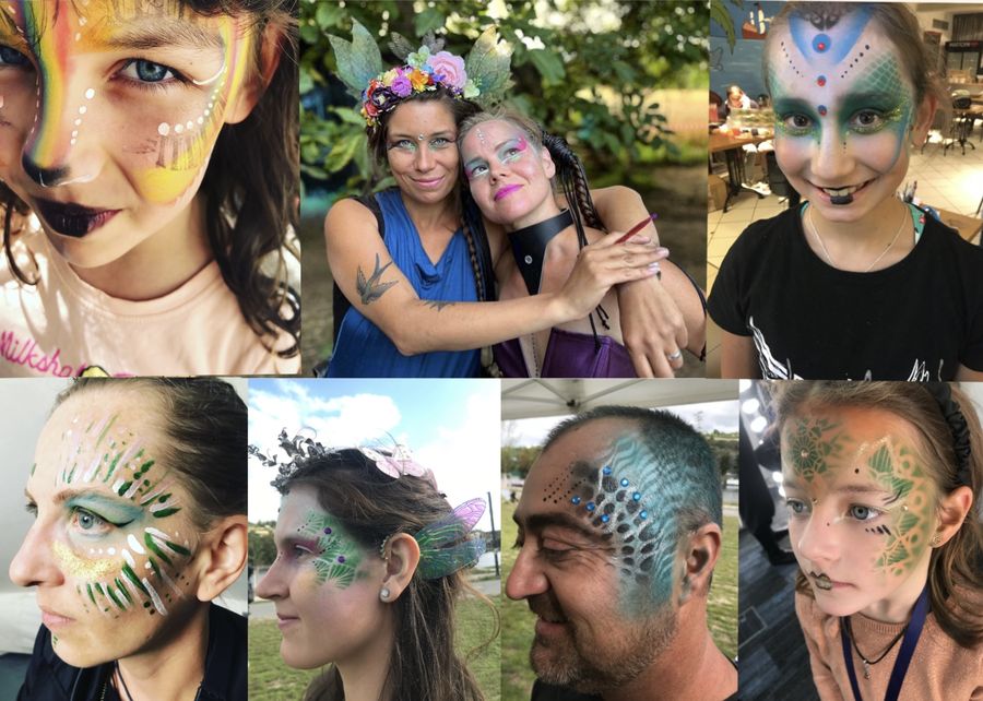Party-Festival color Make up