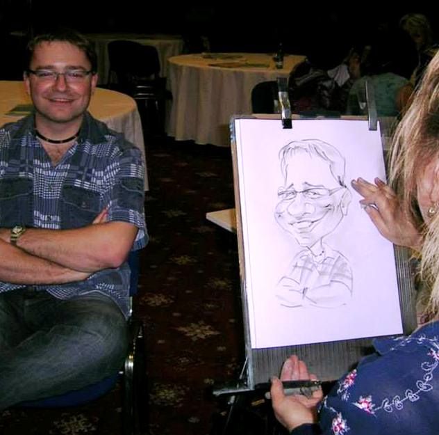 Kreslení karikatur na párty — fotka 6