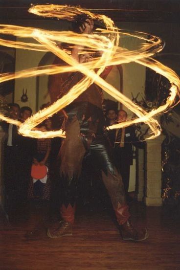 Ohňová show - pyrotechnika — fotka 5