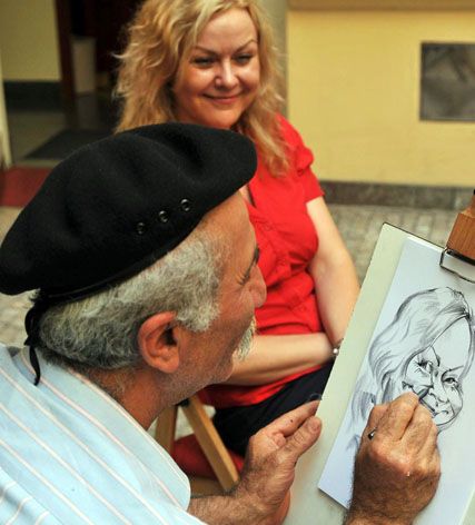 Kreslení karikatur na párty — fotka 8