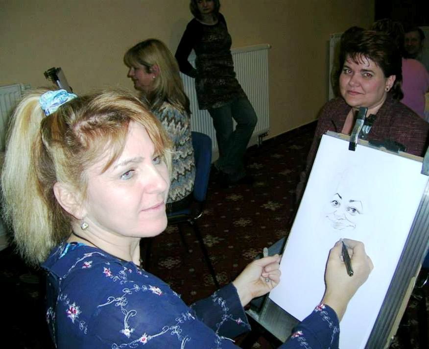 Kreslení karikatur na párty — fotka 2