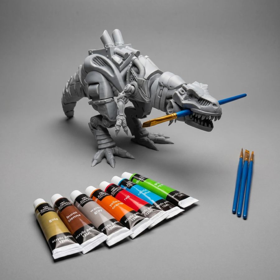 Malování 3D postaviček — fotka 2