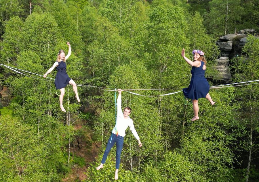Slackline Show, která bere dech – a workshop, co vás zvedne ze země! — fotka 4