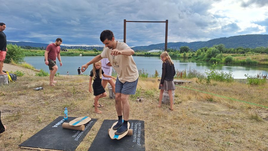 BALANC a SLACKLINE - workshopy pro děti i dospělé